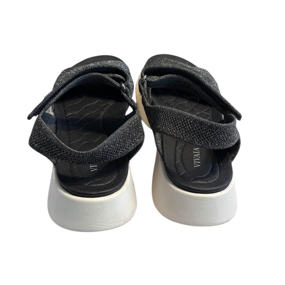 Vivaia Kiara Sport Sandals Size 38.5 US 7.5 Gray Silver Comfort Active Walking - Picture 8 of 12